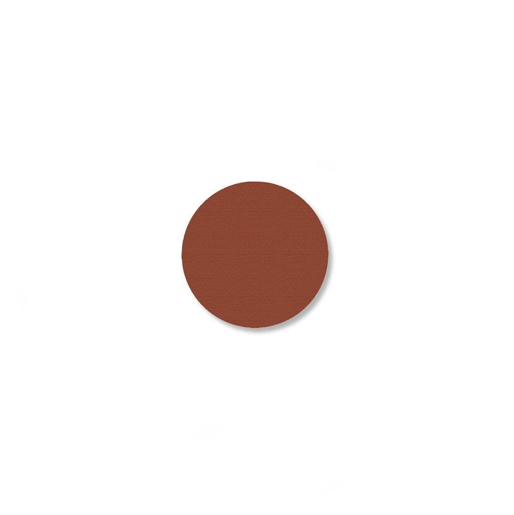 3/4" BROWN Solid DOT - Pack of 200