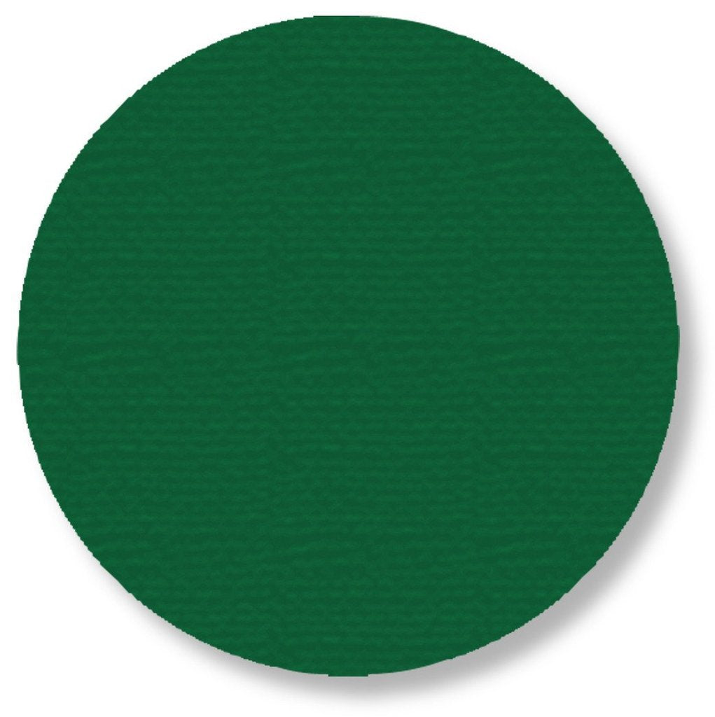 5.7" GREEN Solid Floor Tape DOT - Pack of 50