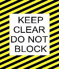 Keep Clear Do Not Block