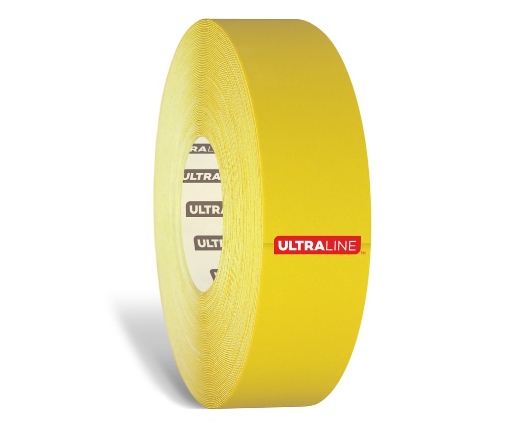 2" Yellow Ultra Durable Safety Floor Tape x 100 Feet - (Better)