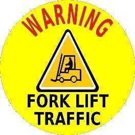 Warning Forklift Traffic