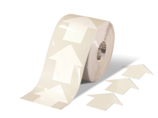 5.5" Wide Solid White Arrow Roll 200 Arrows