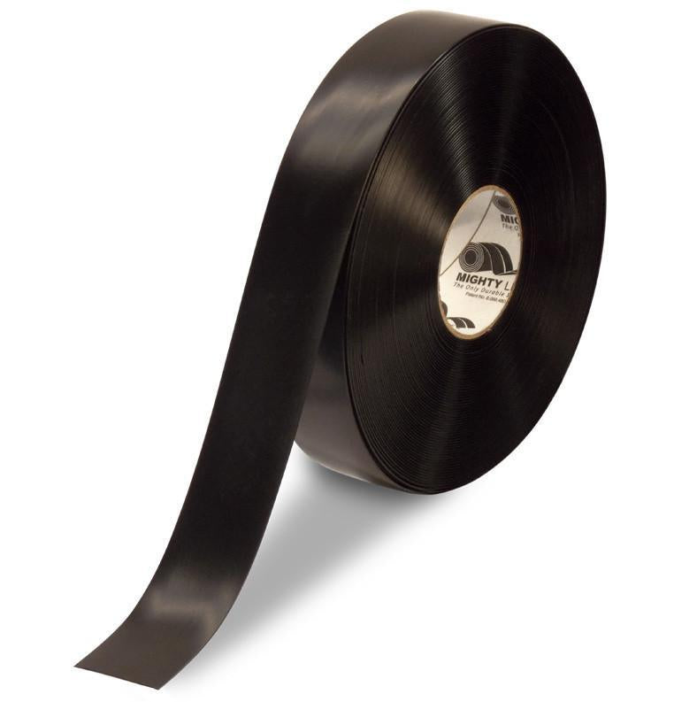 2" BLACK Safety Floor Tape - Mighty Line Floor Tape (Best)