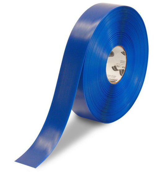 2" BLUE Safety Floor Tape - Mighty Line Floor Tape (Best)