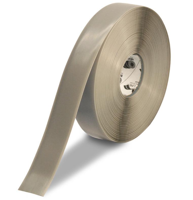 2" GRAY Safety Floor Tape - Mighty Line Floor Tape (Best)